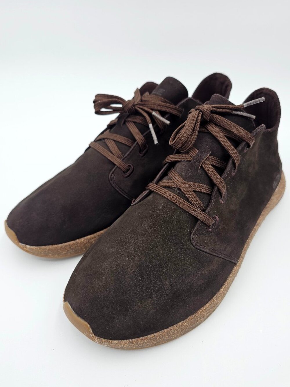 Sole District by Recork Brown Suede Lace Up Cork Chukka Boots Men's Size US 10